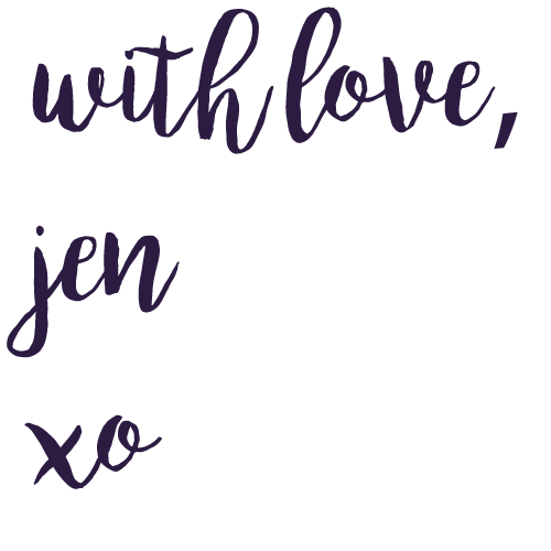 an image that says "with love, Jen" for nutritionbliss.com