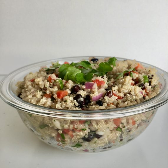 quinoa black bean salad recipe with cilantro